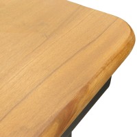Garden set HOBEL BENCH SET 1 + 2 METAL BLACK/WOOD TIK (3) 