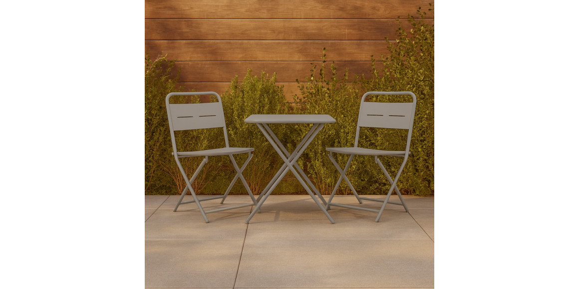 Այգու հավաքածու KOOPMAN BISTRO SET 3PCS MATT BEIGE (X99001720)