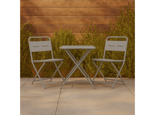 Այգու հավաքածու KOOPMAN BISTRO SET 3PCS MATT BEIGE (X99001720)