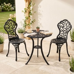 Садовый гарнитур KOOPMAN BISTRO SET ALUMINIUM 3PCS (YA3000090)
