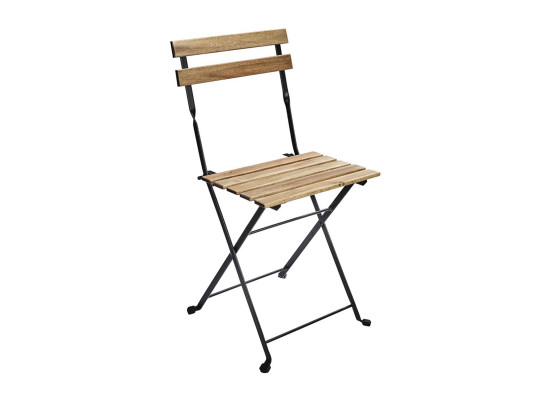 Այգու աթոռ KOOPMAN BISTRO SET BLACK FRAME 1PC (F1) (VN3000110)