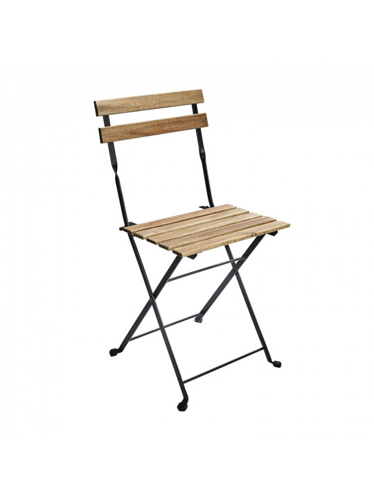 Այգու աթոռ KOOPMAN BISTRO SET BLACK FRAME 1PC (F1) (VN3000110)