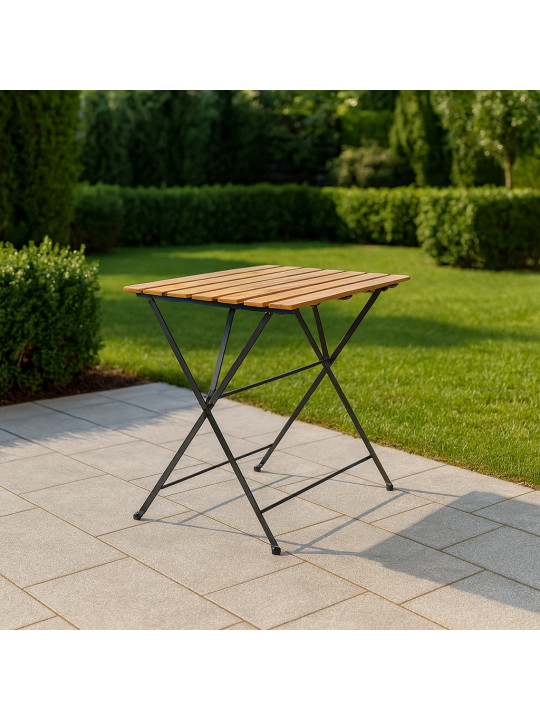 Այգու սեղան KOOPMAN BISTRO SET BLACK FRAME 1PC (F1) (VN3000110)