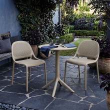 Այգու հավաքածու KOOPMAN BISTRO SET PP 3PCS LIGHT GREY (LF5000020)