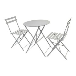 Garden set KOOPMAN GARDEN FURNITURE 3PCS MATT GREY (CK9200950)