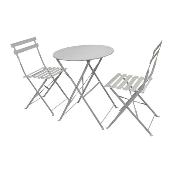 Այգու հավաքածու KOOPMAN GARDEN FURNITURE 3PCS MATT GREY (CK9200950)