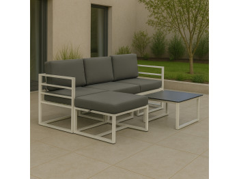 Այգու հավաքածու HOBEL CORNER DECK METAL 7016 (3) 