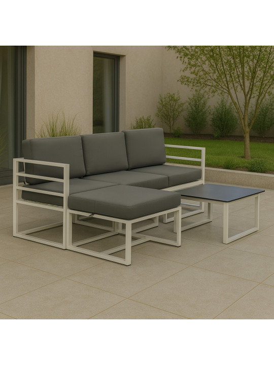 Garden set HOBEL CORNER DECK METAL 7016 (3) 