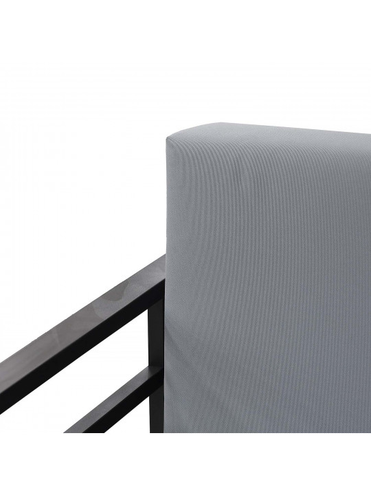 Այգու հավաքածու HOBEL CORNER DECK METAL BLACK/ LIGHT GREY (5) 