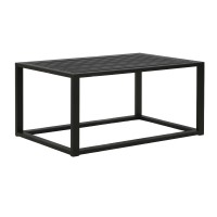 Garden set HOBEL CORNER DECK METAL BLACK/ OXFORD DARK GREY (5) 