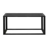 Garden set HOBEL CORNER DECK METAL BLACK/ OXFORD DARK GREY (5) 