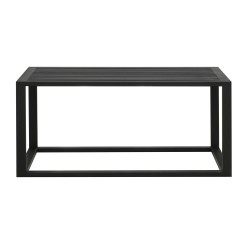 Садовый гарнитур HOBEL CORNER DECK METAL BLACK/ OXFORD DARK GREY (5) 
