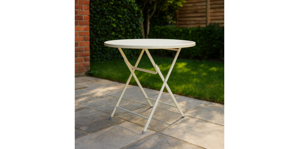 Садовый стол KOOPMAN FOLDABLE ROUND DIA 75CM (X71000530)