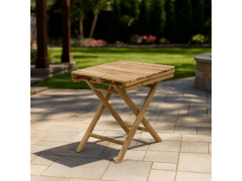Այգու սեղան KOOPMAN FOLTABLE TABLE BAMBOO 39XH45CM (VT8000510)