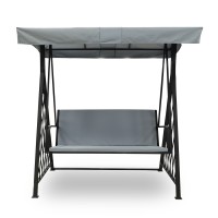 Garden rocking chair HOBEL FORTE BLACK METAL (4) 