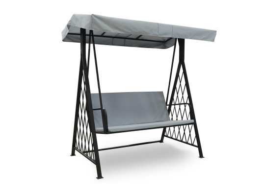 Garden rocking chair HOBEL FORTE BLACK METAL (4) 