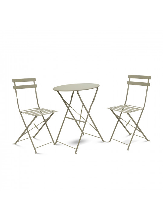 Garden set KOOPMAN FURNITURE 3PC MATT TAUPE (CK9201020)