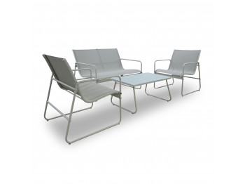 Садовый гарнитур KOOPMAN FURNITURE SET 4PCS BEIGE (X99001660)