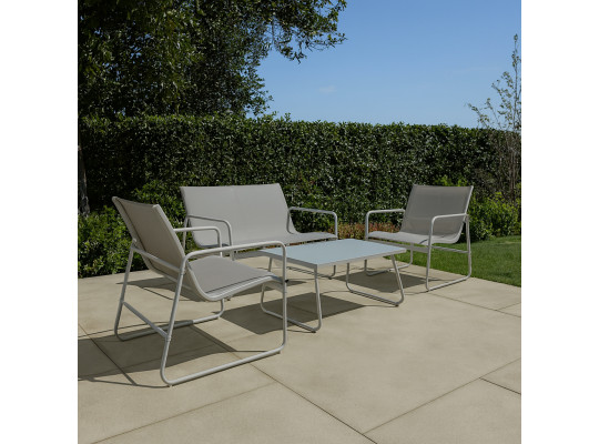 Այգու հավաքածու KOOPMAN FURNITURE SET 4PCS BEIGE (X99001660)