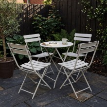 Այգու հավաքածու KOOPMAN GARDEN FURNITURE 1+4 WHITE (CK9200930/CK9200910)