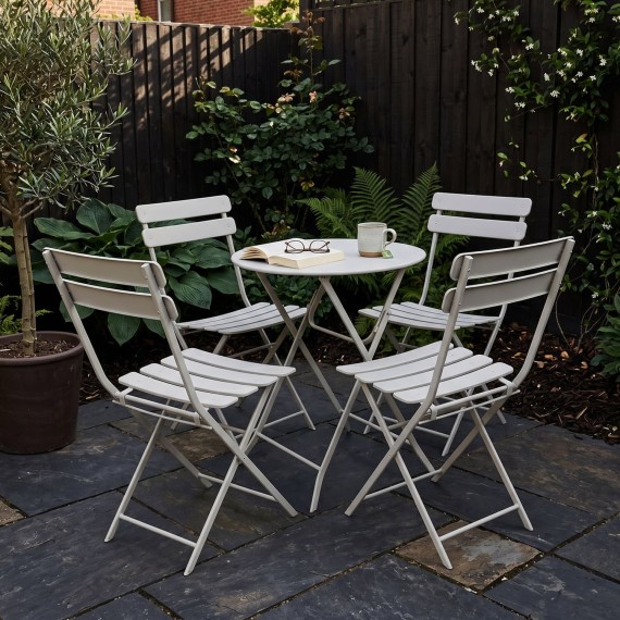 Այգու հավաքածու KOOPMAN GARDEN FURNITURE 1+4 WHITE (CK9200930/CK9200910)