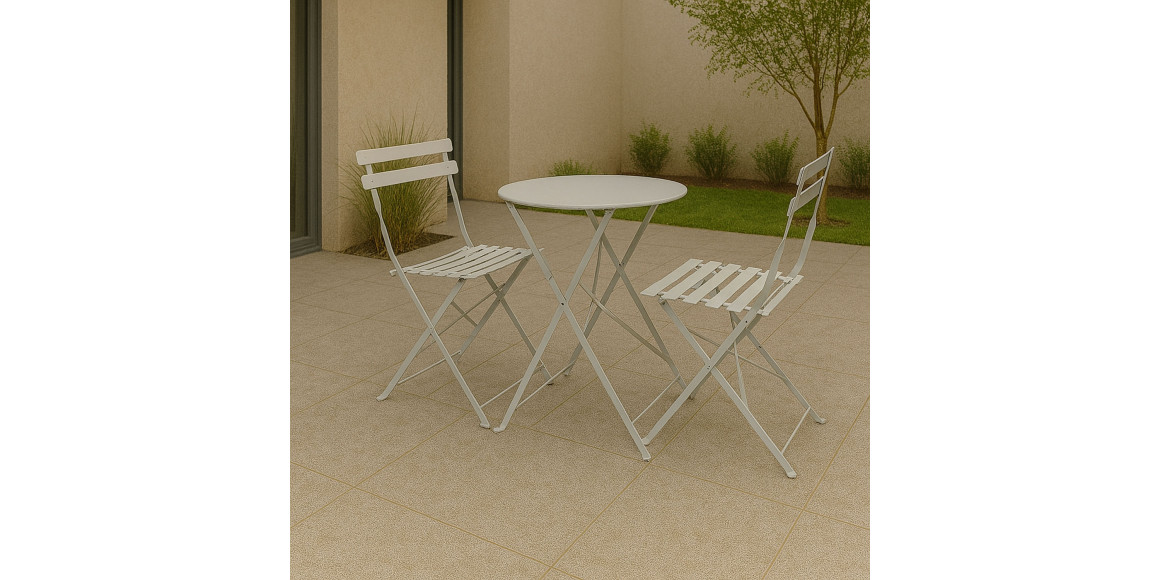 Այգու հավաքածու KOOPMAN GARDEN FURNITURE 3PCS MATT GREY (CK9200950)