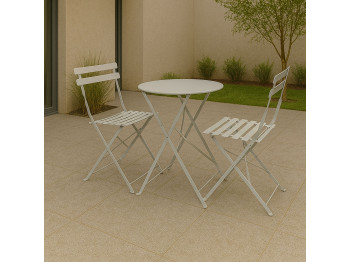 Garden set KOOPMAN GARDEN FURNITURE 3PCS MATT GREY (CK9200950)