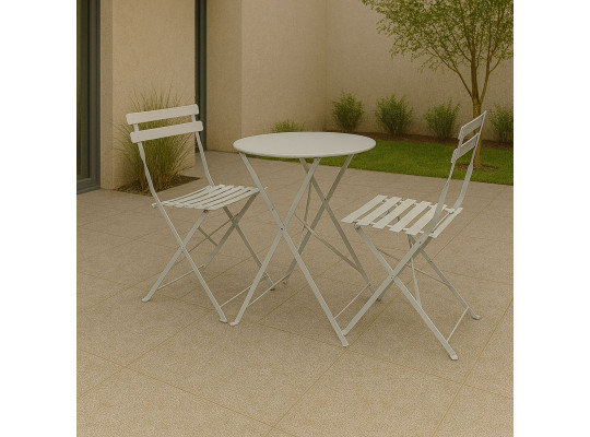 Այգու հավաքածու KOOPMAN GARDEN FURNITURE 3PCS MATT GREY (CK9200950)