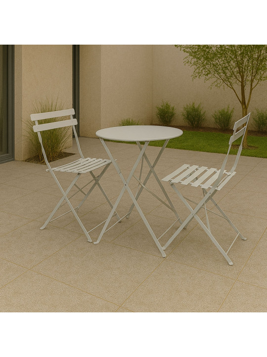 Garden set KOOPMAN GARDEN FURNITURE 3PCS MATT GREY (CK9200950)