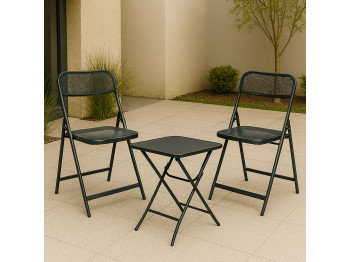Այգու հավաքածու KOOPMAN GARDEN FURNITURE SET DARK GREY (X81100210)