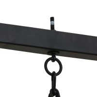 Այգու տաղավար HOBEL ADEL 1+6 BLACK METAL/WOOD TIK (6) 