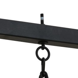 Garden house HOBEL ADEL 1+6 BLACK METAL/WOOD TIK (6) 