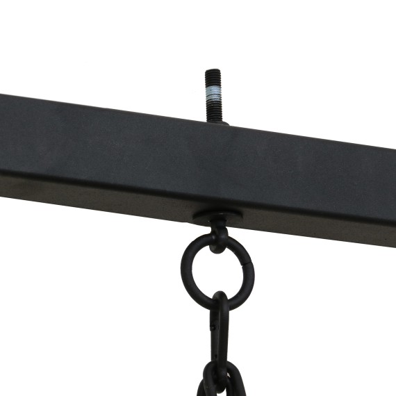 Garden house HOBEL ADEL 1+6 BLACK METAL/WOOD TIK (6) 