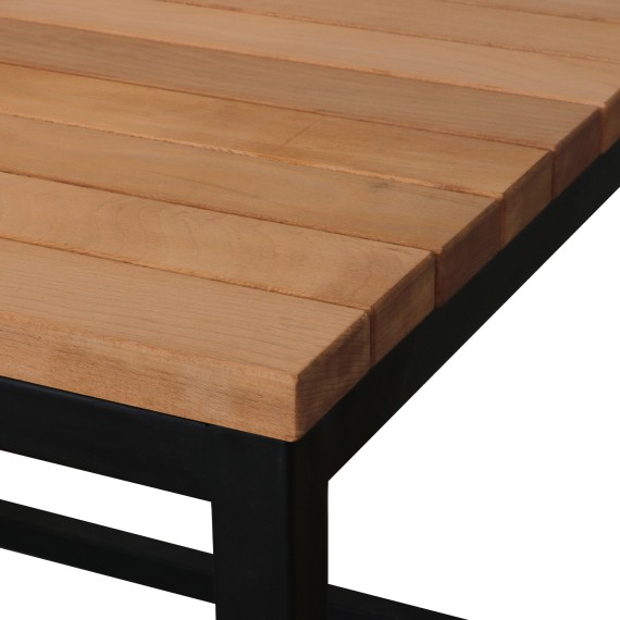 Garden house HOBEL ADEL 1+6 BLACK METAL/WOOD TIK (6) 