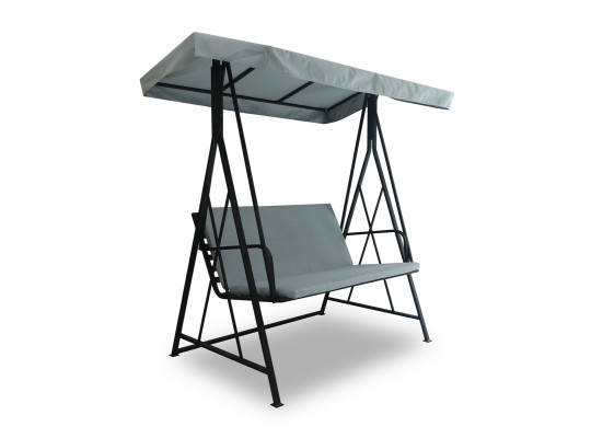 Садовый кресло качалка HOBEL JASPER ROOF METAL BLACK (4) 