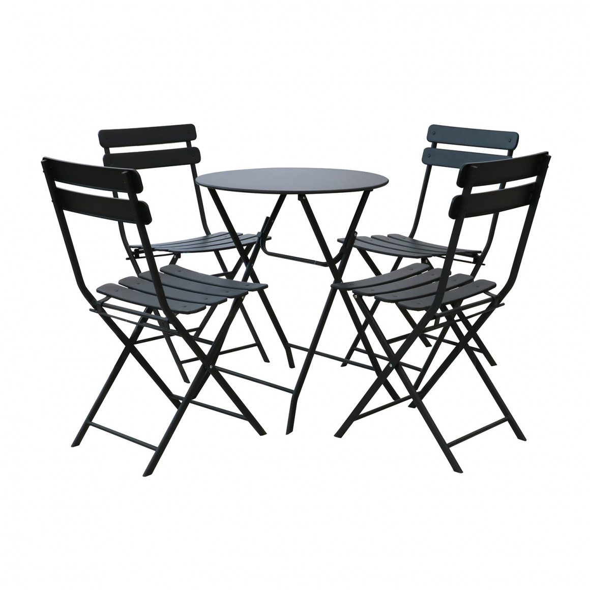 Այգու հավաքածու KOOPMAN GARDEN FURNITURE 1+4 ANTRACITE (CK9200760/CK9200750)