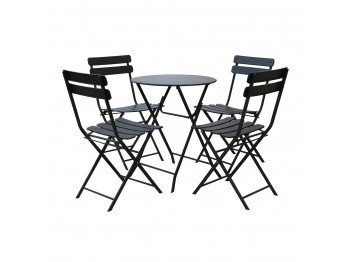 Garden set KOOPMAN GARDEN FURNITURE 1+4 ANTRACITE (CK9200760/CK9200750)