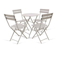 Այգու հավաքածու KOOPMAN GARDEN FURNITURE 1+4 WHITE (CK9200930/CK9200910)