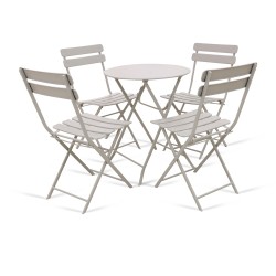 Garden set KOOPMAN GARDEN FURNITURE 1+4 WHITE (CK9200930/CK9200910)