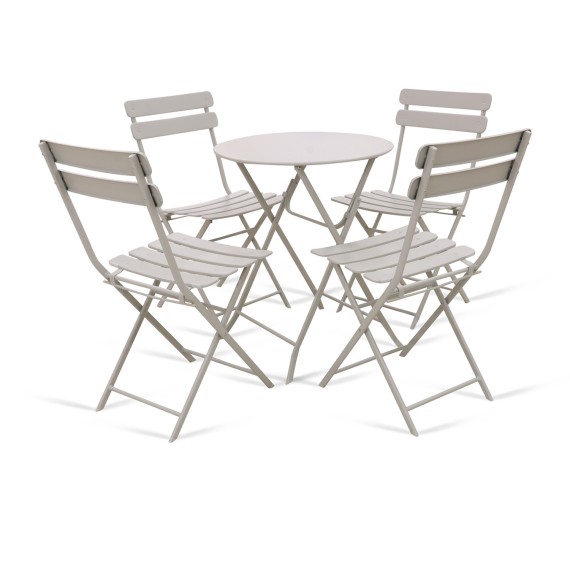 Այգու հավաքածու KOOPMAN GARDEN FURNITURE 1+4 WHITE (CK9200930/CK9200910)
