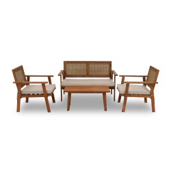 Садовый гарнитур KOOPMAN GARDEN FURNITURE SET WOOD (F1) (VM2000050)
