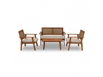 Garden set KOOPMAN GARDEN FURNITURE SET WOOD (F1) (VM2000050)