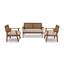 Садовый гарнитур KOOPMAN GARDEN FURNITURE SET WOOD (F1) (VM2000050)
