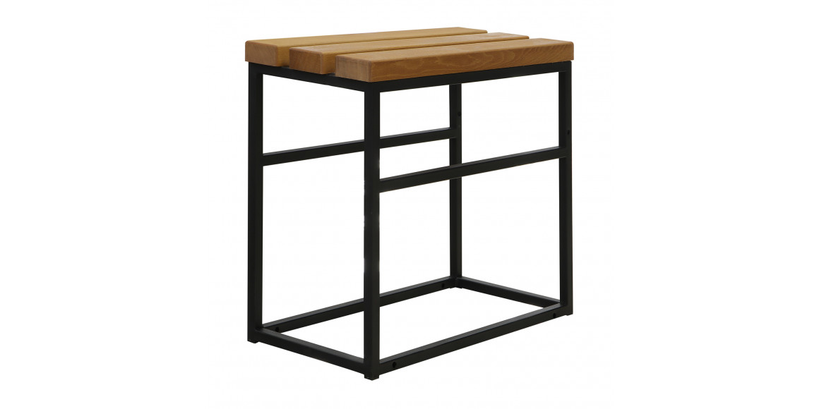 Garden table HOBEL LAGOON SID TABLE METAL BLACK/WOOD TIK (1) 