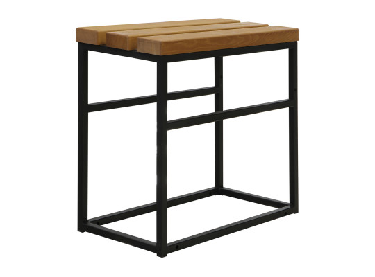 Garden table HOBEL LAGOON SID TABLE METAL BLACK/WOOD TIK (1) 