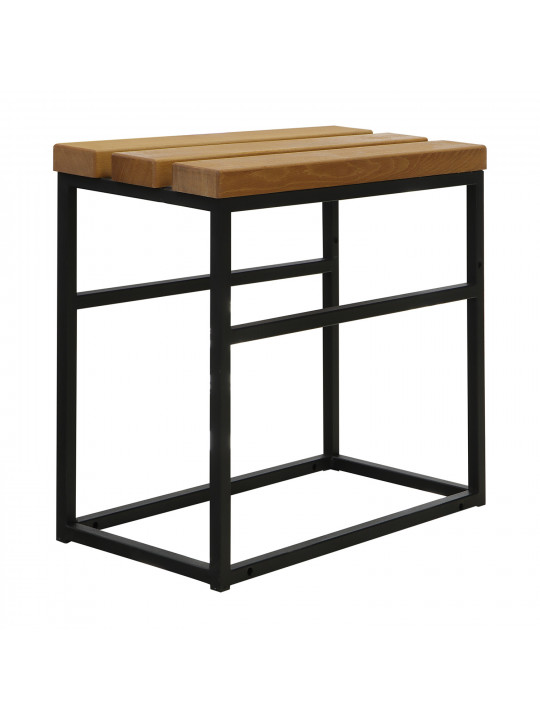 Garden table HOBEL LAGOON SID TABLE METAL BLACK/WOOD TIK (1) 