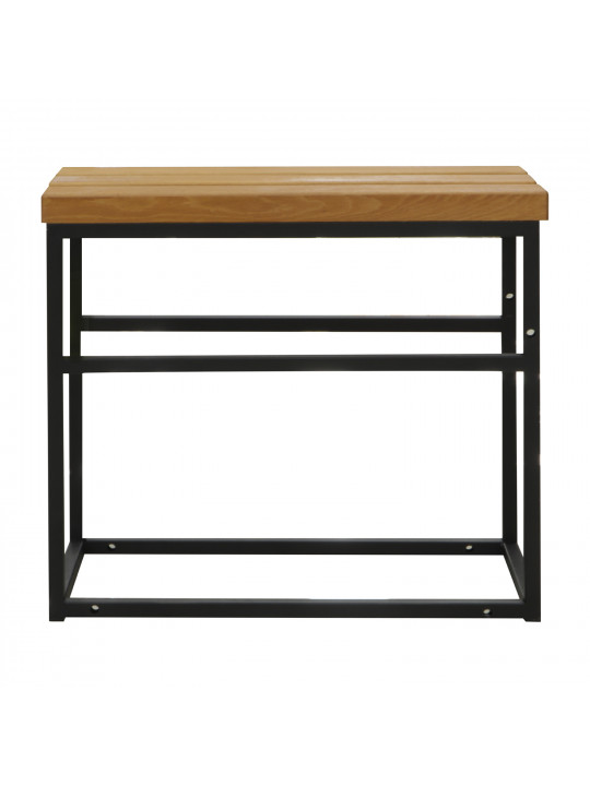 Garden table HOBEL LAGOON SID TABLE METAL BLACK/WOOD TIK (1) 