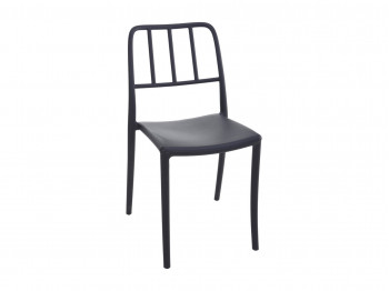 Garden chair KOOPMAN STACKABLE PP DARK GREY LE5000030
