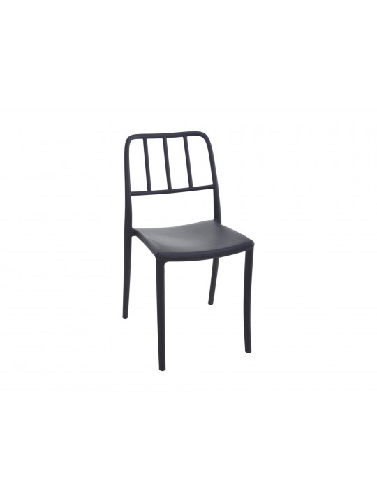 Garden chair KOOPMAN STACKABLE PP DARK GREY LE5000030