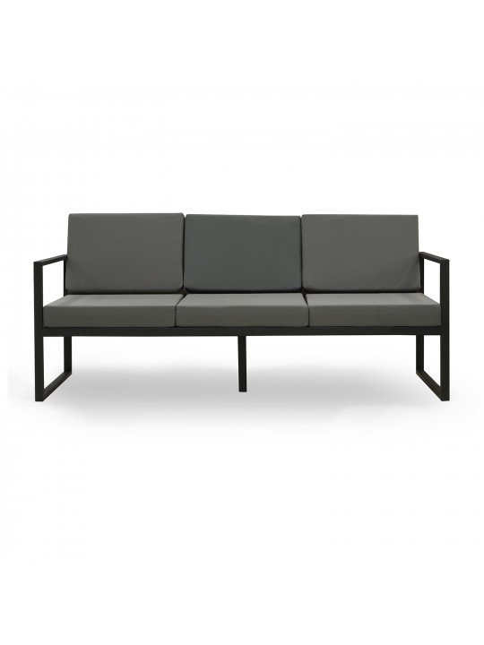 Садовый гарнитур HOBEL MOUTH 3+1+1 METAL BLACK /OXFORD-6142 (4) 